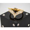 damsky prsten cierna kocka Crown Light