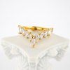 damsky prsten biely stlp Crown Light
