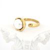 damsky prsten biely stlp Aurora Pearl