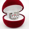 pansky prsten cervena krabicka Poker King