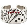 pansky zliatinovy prsten Poker King
