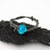 damsky prsten cierny kamen Aqua Thorn