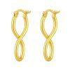 damske ocelove nausnice zlata farba Infinity Gold