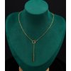 damsky nahrdelnik zeleny stojan geometricky luxus