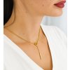 damsky nahrdelnik zena krk geometricky luxus