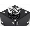 damsky prsten cierna kocka Infinity Twist