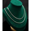 damsky nahrdelnik zeleny stojan dvojity lesk