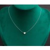 damsky nahrdelnik zeleny stojan srdcova elegancia