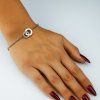 damsky naramok zena ruka Linked Circles