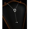 damsky nahrdelnik cierny stojan srdcova melodia