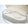 damske ocelove nausnice siva krabicka strieborne linea wave
