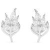 damske strieborne nausnice krystalovy kvet