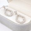 damske strieborne nausnice seda krabicka krystalove velicenstvo