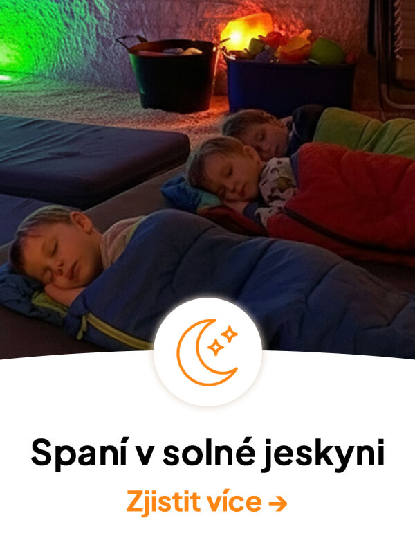 Noc v solné jeskyni Praha 9 Letňany