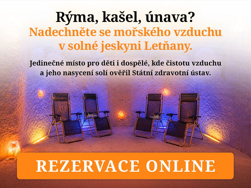 Solná jeskyně Praha Letňany - mořský vzduch pří dýchacích obtížích