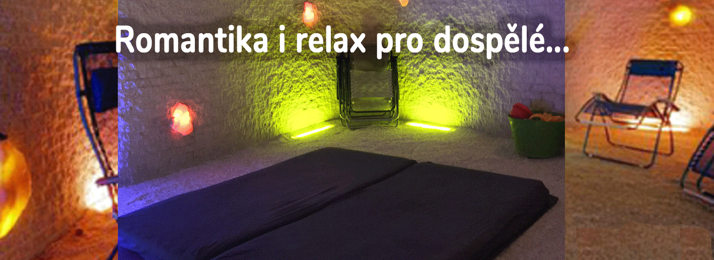 Spaní dospělých v solné jeskyni Letňany