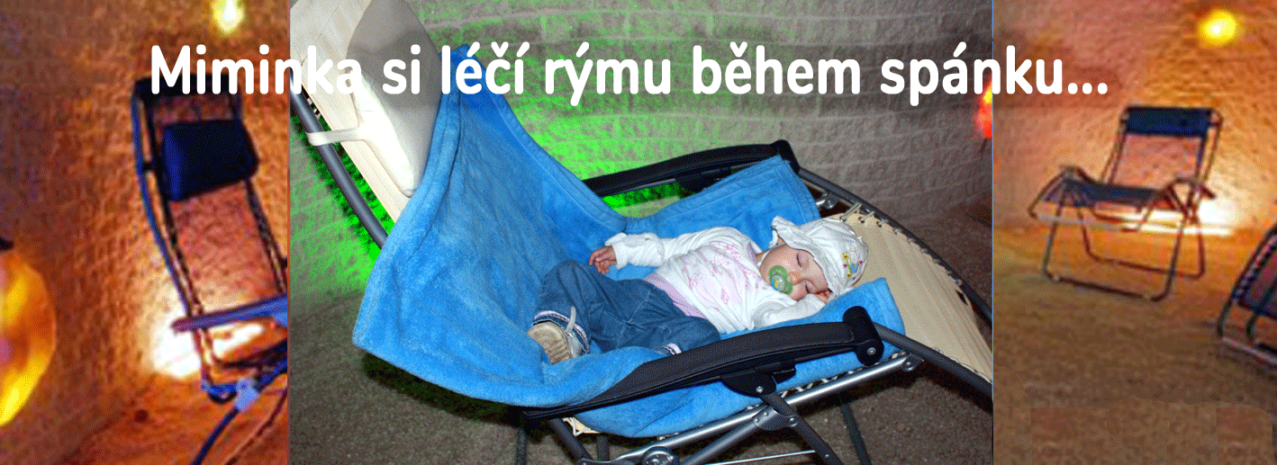Léčba rýmy miminek v solné jeskyni letňany