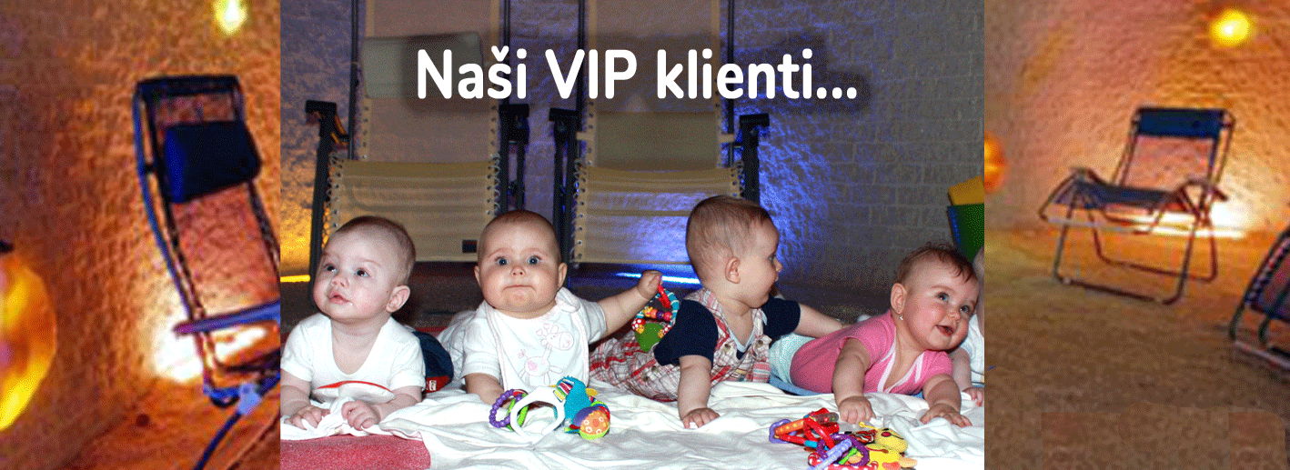 VIP klienti solné jeskyně Letňany