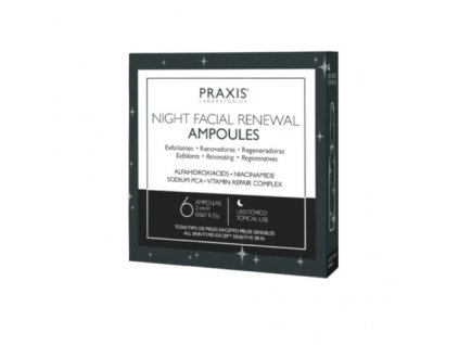 praxis night facial renewal 6 ampollas 2ml