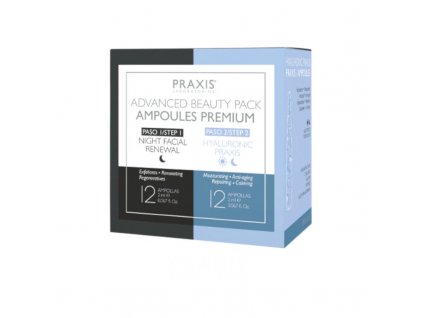 praxis pack hyaluronic 12 ampollas night renewal 12 ampollas