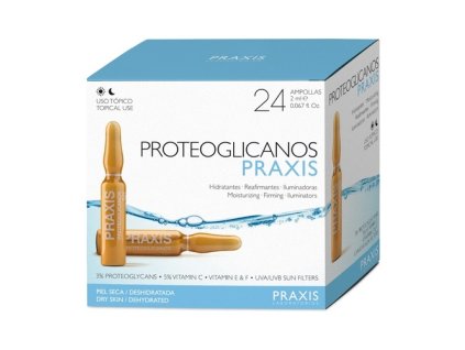 Praxis proteoglicanos classics ampule pro hydrataci a lifting pleti 24 ks ( 2ml )