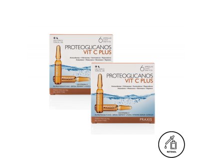 Praxis proteoglicanos vitamín C 6+6 amp.