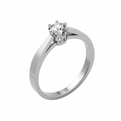 Elegantní stříbrný prsten se zirkonem COROLLA