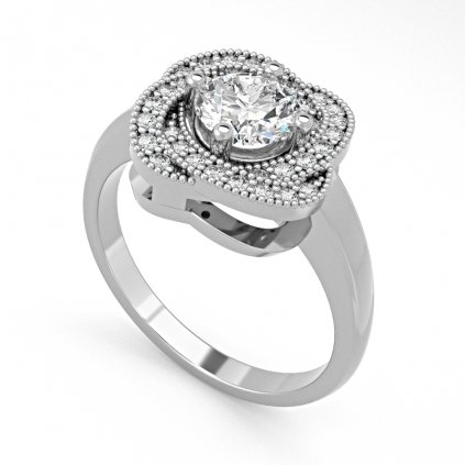 Luxusní stříbrný prsten se zirkony PRECISSA