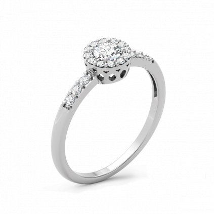 Luxusní stříbrný prsten se zirkony FRANCIS