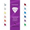 Elegantní zlaté náušnice se zirkony VELLA bílé zlato na patent (KAMENY Zirkon, MATERIÁL ZLATO BÍLÉ)