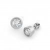Stříbrné náušnice se zirkony UNITAS
