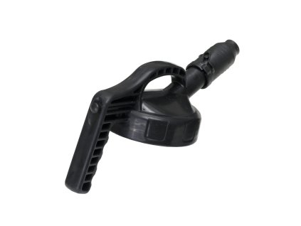 DECKEL MIT LÖFFEL 12cm x Ø 24mm (SCHWARZ)