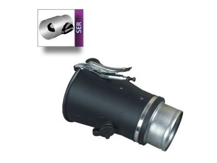 SAUGENDE ENDKAPPE BGPG-100/200 MIT VERRIEGELBARER KLAPPE