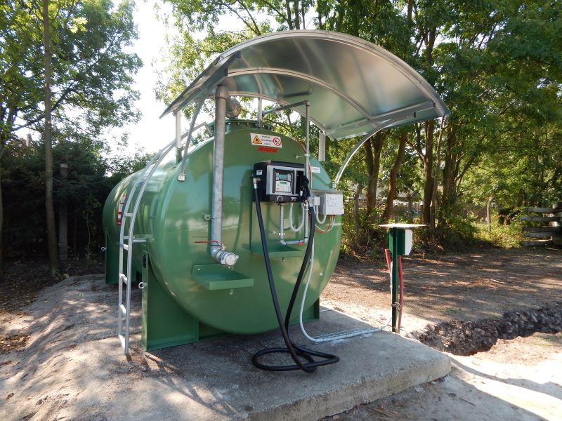 Tankstelle für das Nationalgestüt Kladruby