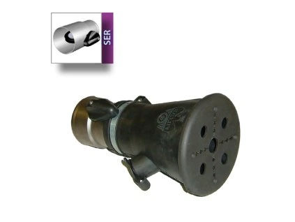 AUSPUFFSPITZE BGT-75/140 MIT VERRIEGELBARER KLAPPE