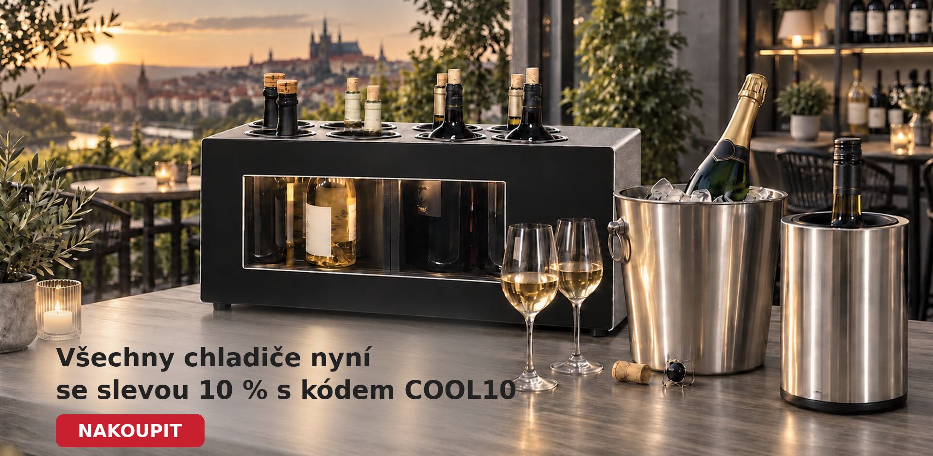 Sleva na kategorii Chlazení nápojů 10%