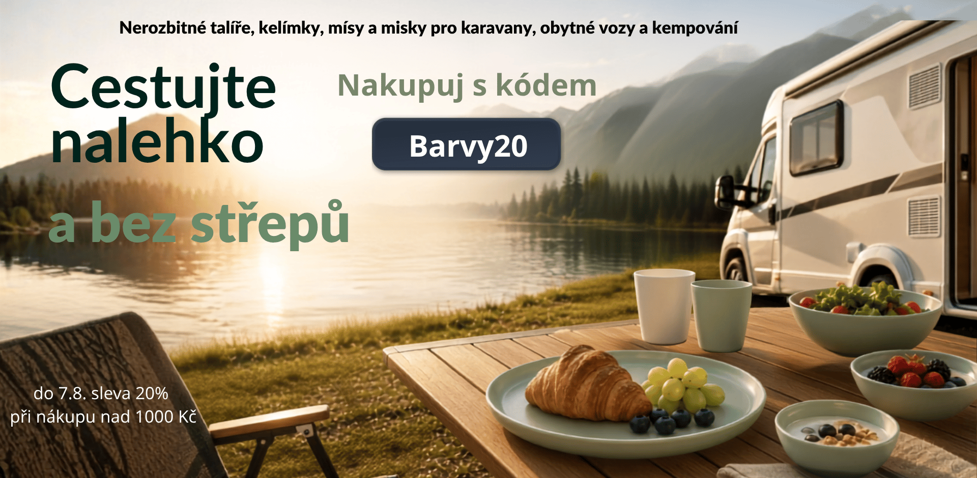 Nerozbitné sklenice Barvy20