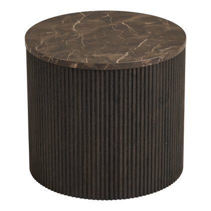 Rota Side Table — tmavo hnedá