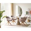 Dover Dining Chair — hnedá, otočná