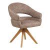Dover Dining Chair — hnedá, otočná