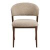 Cavi Dining Chair — Sand / Walnut