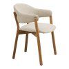 Dunkirk Dining Chair — Natural / Beige, s opierkami