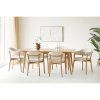 Dunkirk Dining Chair — Natural / Beige, s opierkami
