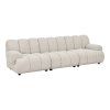 Taza 3,5 person modular sofa — piesková