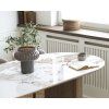 Athens Dining Table — White / Brown