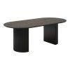 Boavista Dining Table — tmavo hnedá