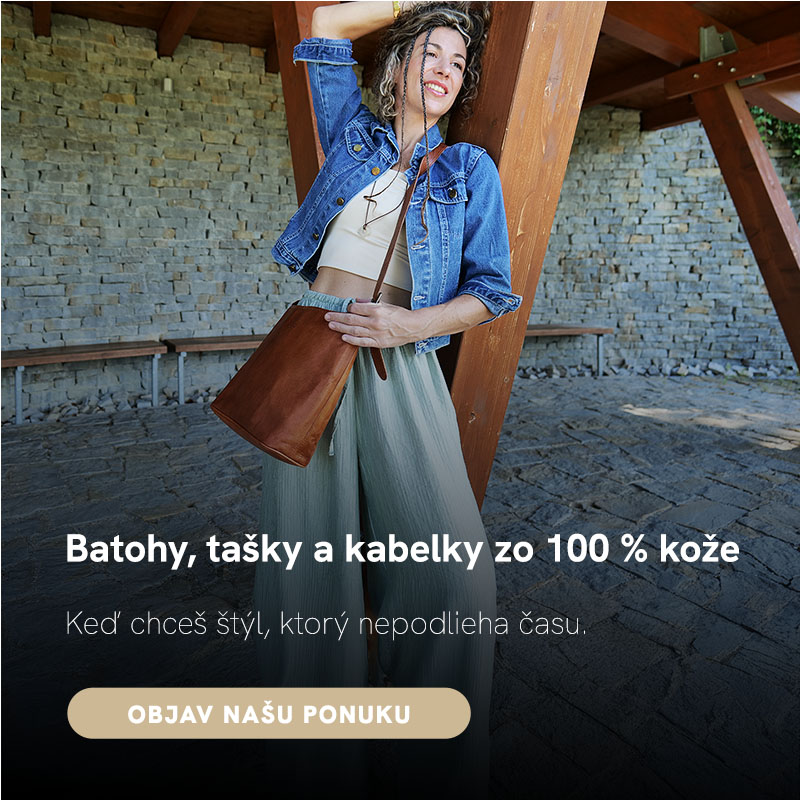 BATOHY, TAŠKY A KABELKY ZO 100 % KOŽE