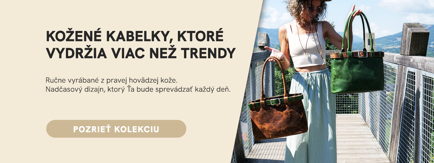 KOŽENÉ KABELKY, KTORÉ VYDRŽIA VIAC NEŽ TRENDY