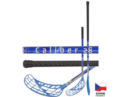 Floorbalová hokejka CALIBER FLEX 28 (Délka 950 mm, Čepel Levá)