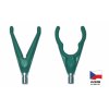 Rohatinka, vidlička SOFT ''V'' nebo ''U'' se závitem zelená (Koncovka U)